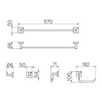 Kit De Acessórios Docol Trip 90021001006 Cromado - 5