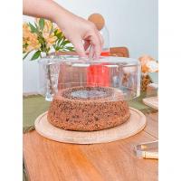 Boleira Ou Porta Bolo Bambu Com Tampa Ecokitchen
