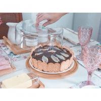 Boleira Ou Porta Bolo Bambu Com Tampa Ecokitchen - 6