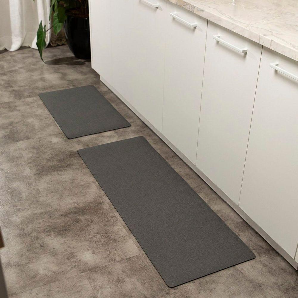 Tapete Copa E Cia Hevea Chevron Grafite - 44 X 120 Cm - 2