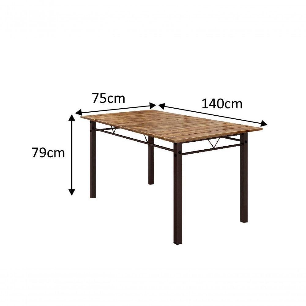 Conjunto Verona 06 Cadeiras Com Base Acre Bm Tubulares Pinus Conhaque-linho 307 - 3