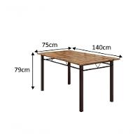 Conjunto Verona 06 Cadeiras Com Base Acre Bm Tubulares Pinus Conhaque-linho 307 - 3