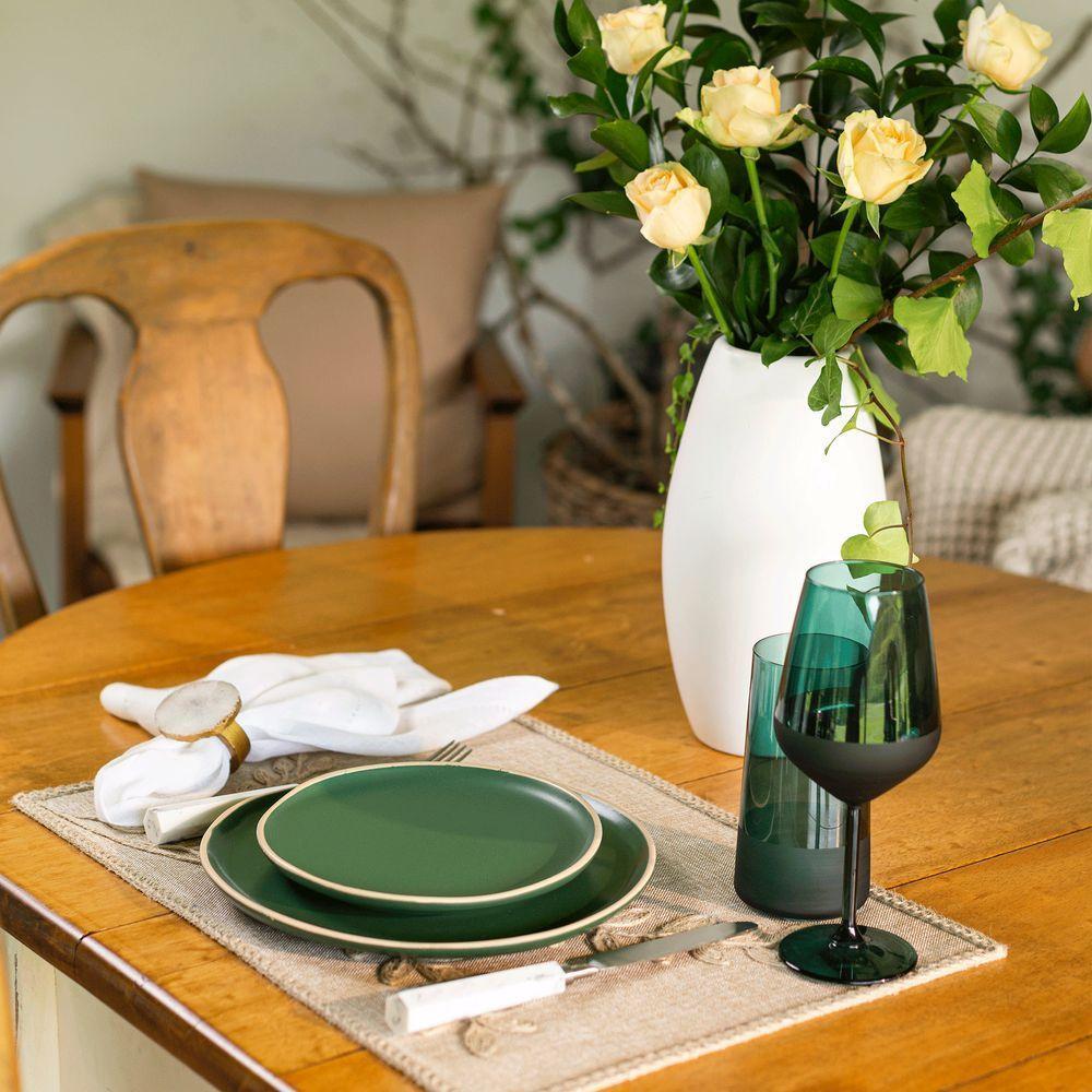 Jogo De Copos Copa E Cia 6 Peças Duo 540ml Em Vidro Verde Esmeralda - 4