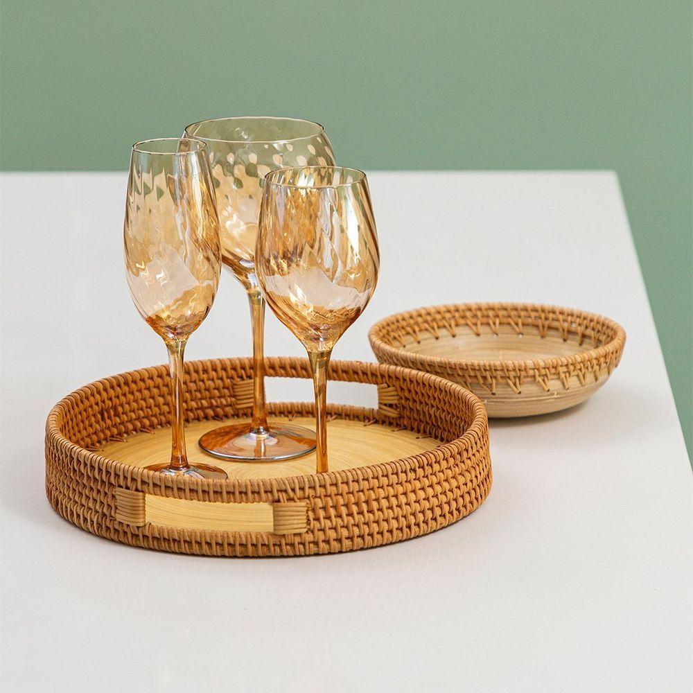 Bandeja Copa E Cia Circular Natural Duo - 2