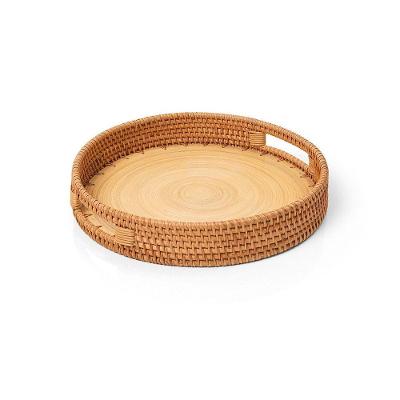 Bandeja Copa E Cia Circular Natural Duo