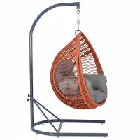 Balanço Gota Suspenso Corda Náutica Para área E Jardim Trama Terra Cota - 2