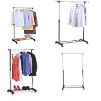 Arara Guarda Roupas Cabideiro Regulável Com Sapateira Rodinhas - 1