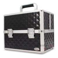 Maleta De Maquiagem Profissional Carrinho Grande Manicure Maquiador Em Aluminio Premium - 3