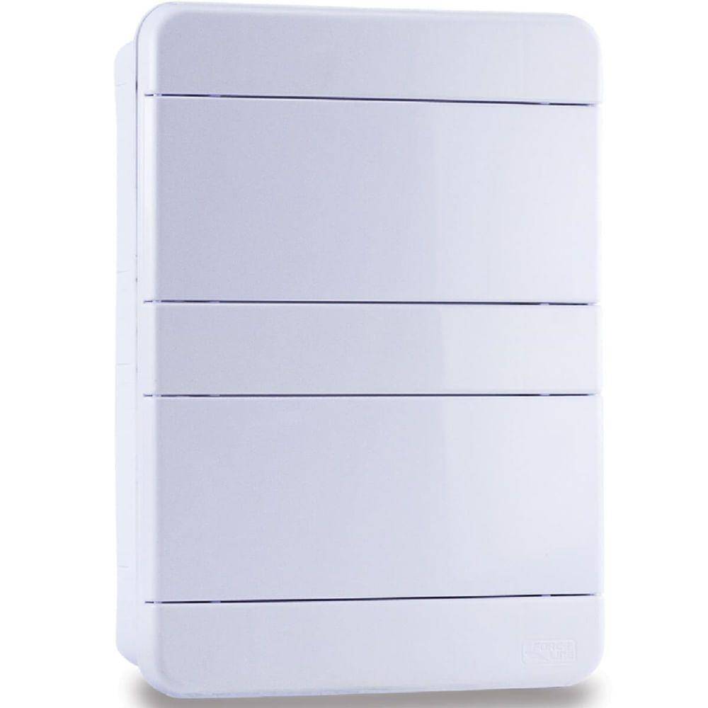 Quadro De Distribuição De Embutir 16 Disjuntores Din Com Barramento - 600300025 - Forceline - 1