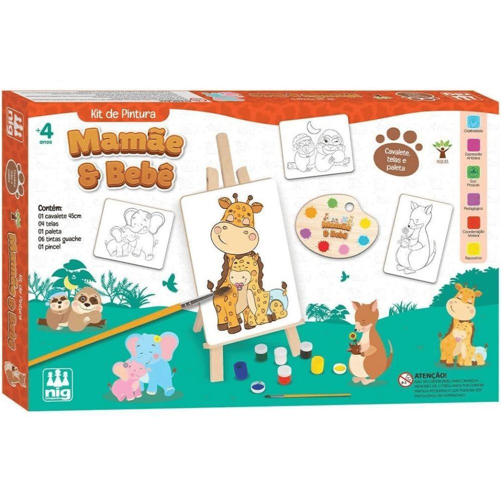 Kit Pintura Mamãe E Bebê - Nig - 1
