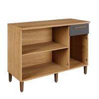 Balcão Imperial 3 Portas Arte Móveis Cinamomo-grafite