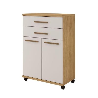 Balcão Mônaco Arte Móveis 2 Portas 2 Gaveta Flex Cinamomo-off White