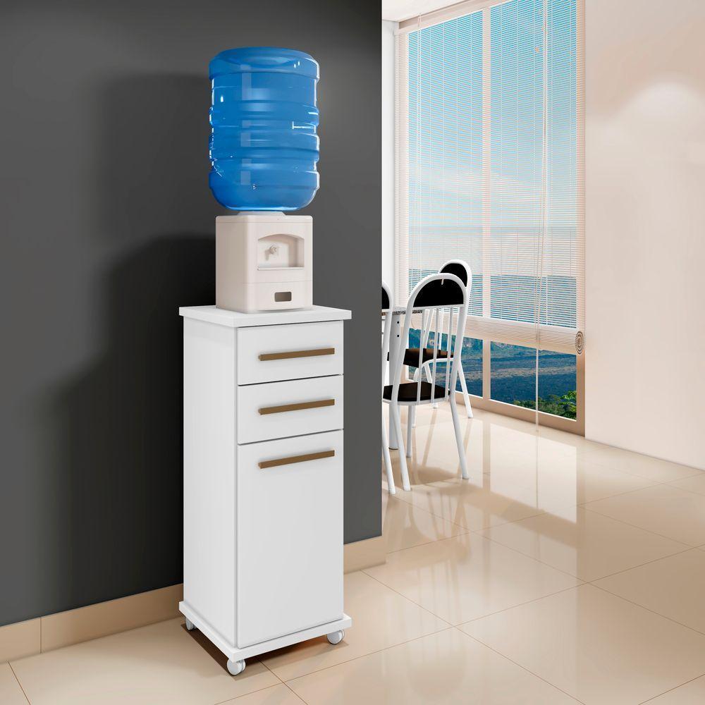 Balcão Tókio 2 Gavetas Arte Móveis Branco - 4