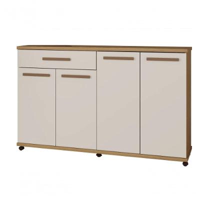 Balcão De Cozinha 4 Portas 1 Gaveta Campinas Arte Móveis Cinamomo-off White