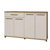 Balcão De Cozinha 4 Portas 1 Gaveta Campinas Arte Móveis Cinamomo-off White - 1