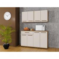 Balcão De Cozinha 4 Portas 1 Gaveta Campinas Arte Móveis Cinamomo-off White - 4