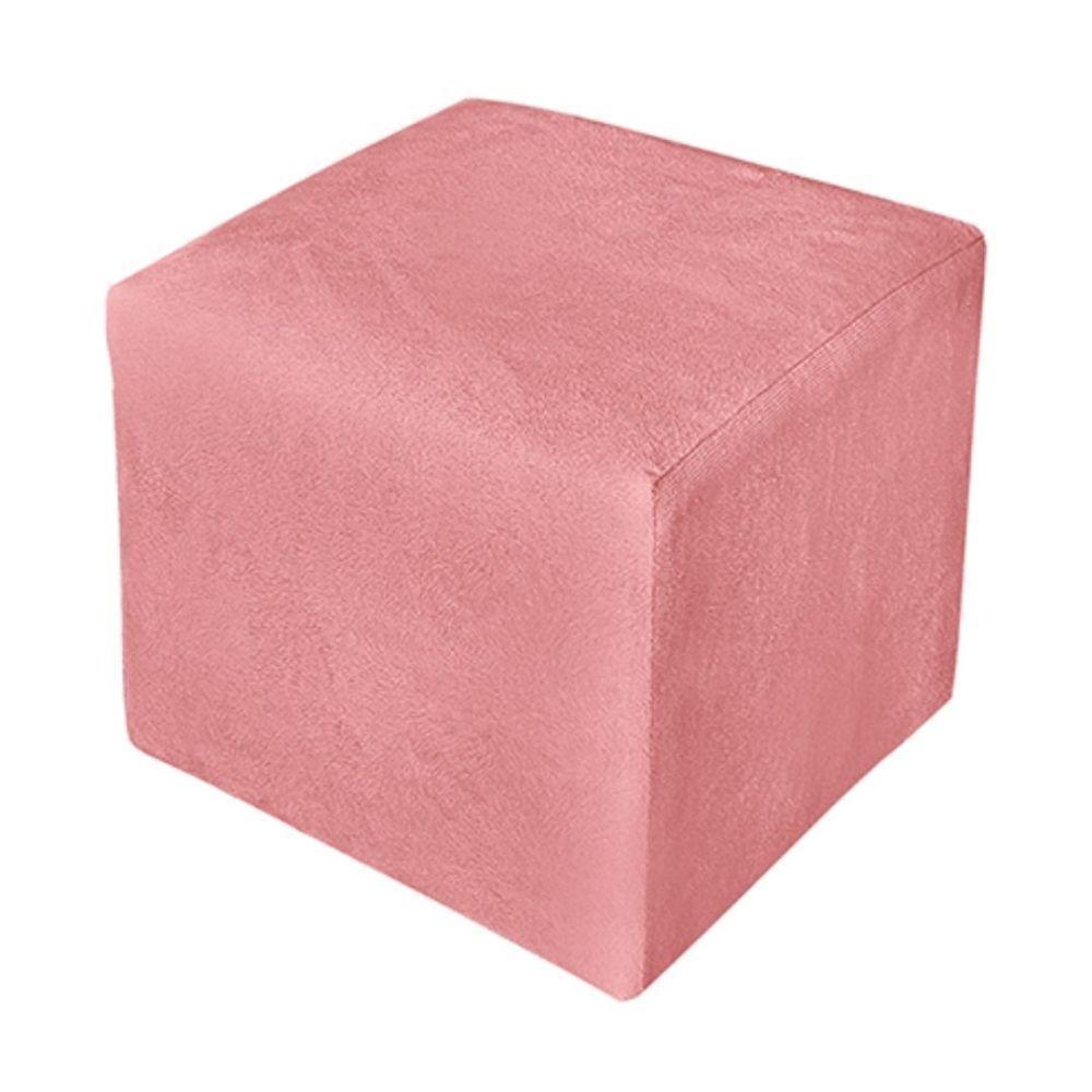 Poltrona Amamentação Com Balanço E Puff Luxo Suede Manuela Cor:rosê - 4