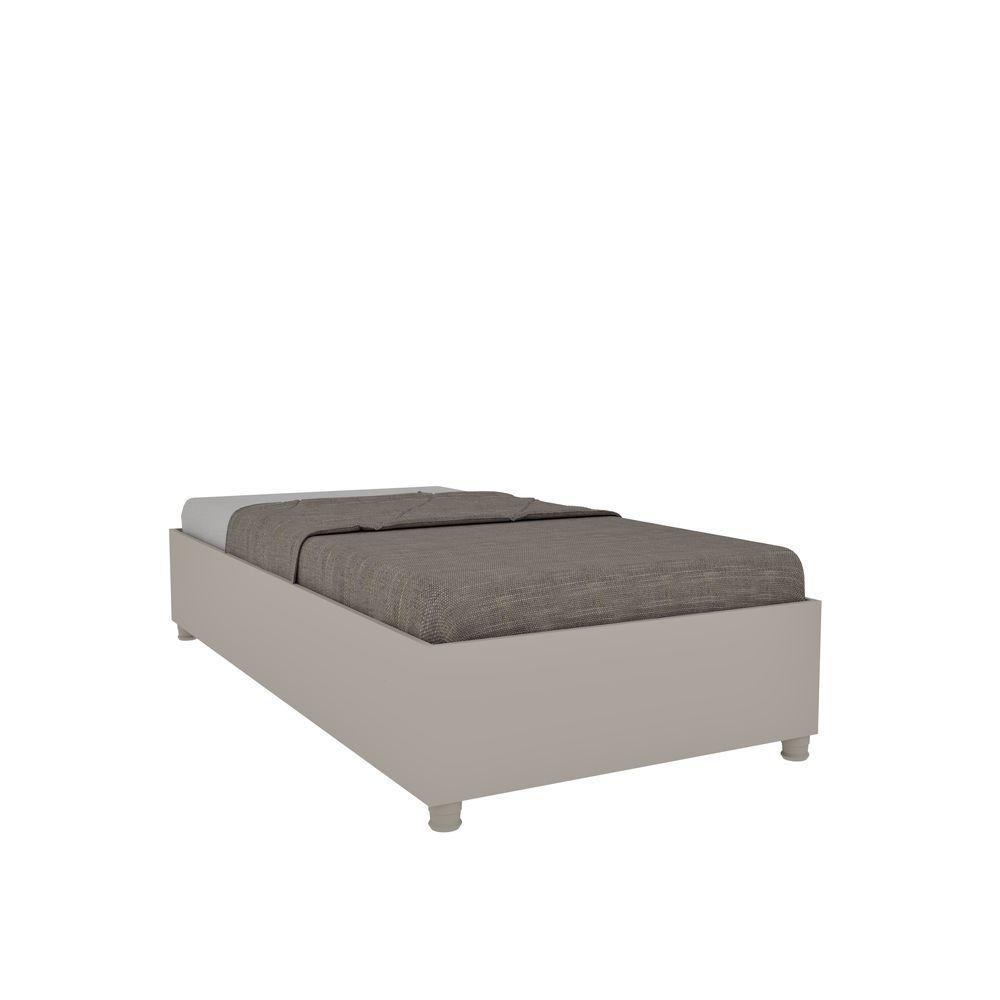 Cama Box Solteiro Monaco Tcil Off White - 1