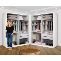 Closet Casal Sem Portas 4 Gavetas Júlia Duo Minastex Branco - 6