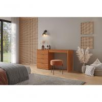 Escrivaninha Penteadeira Camarim Princess Com Porta Joias Mavaular Naturale - 2