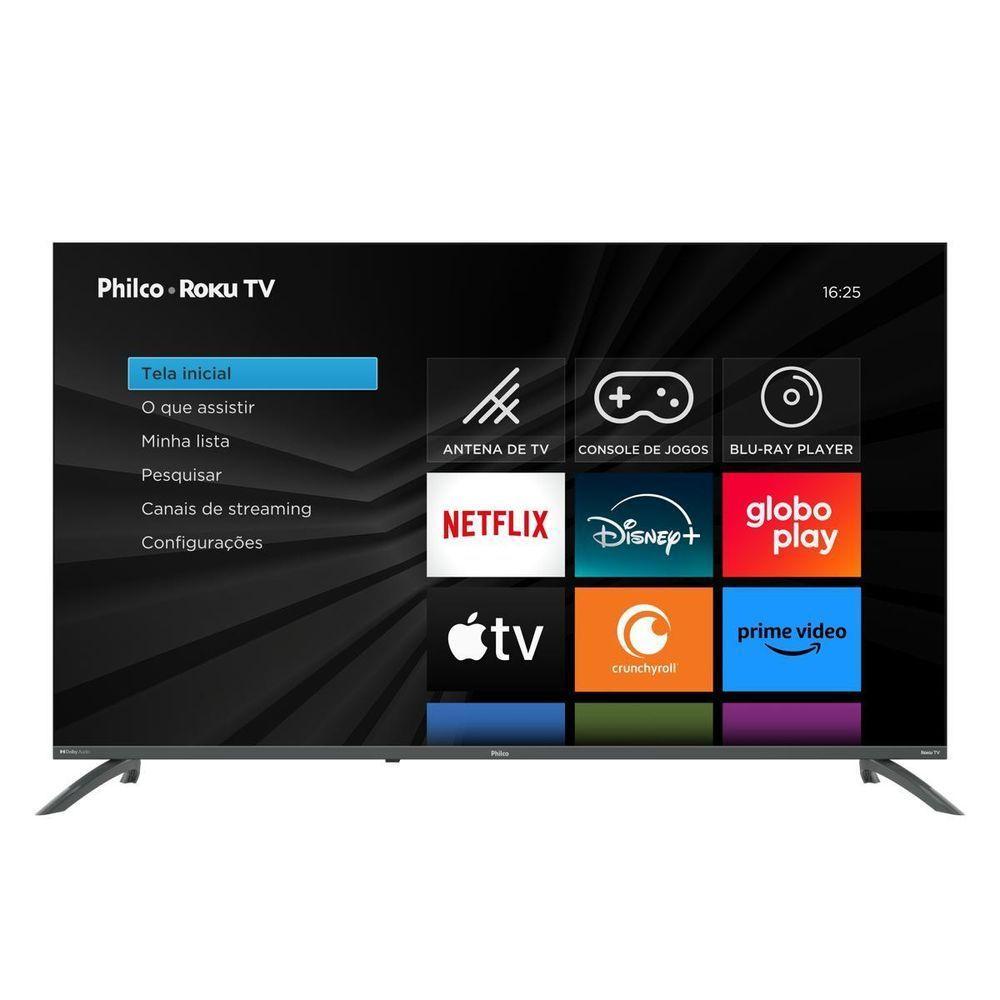 Smart TV 50” Philco LED Roku TV Dolby Áudio PTV50VA4REGB Bivolt - 1