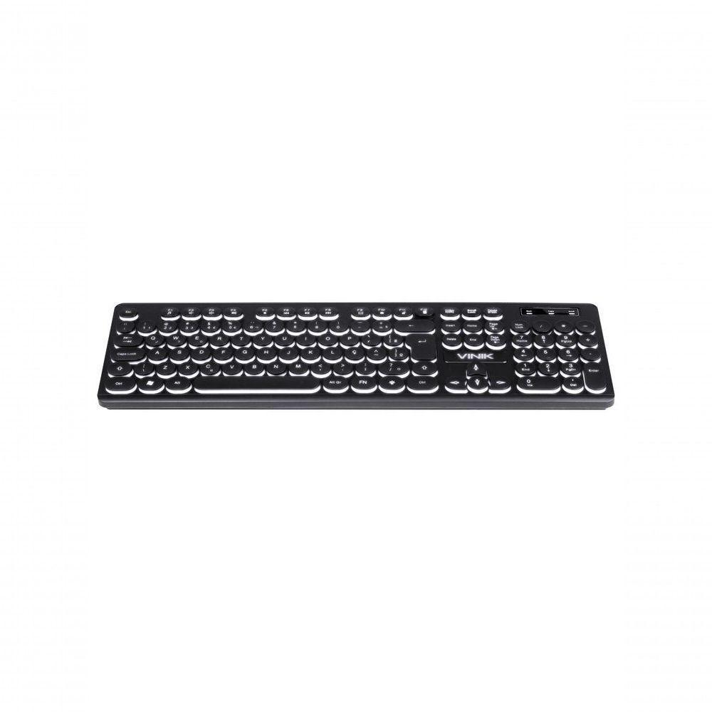 Teclado Usb Multimidia Slim Chocolate Teclas Redondas Led Branco 1.8m - Tc200 - 9