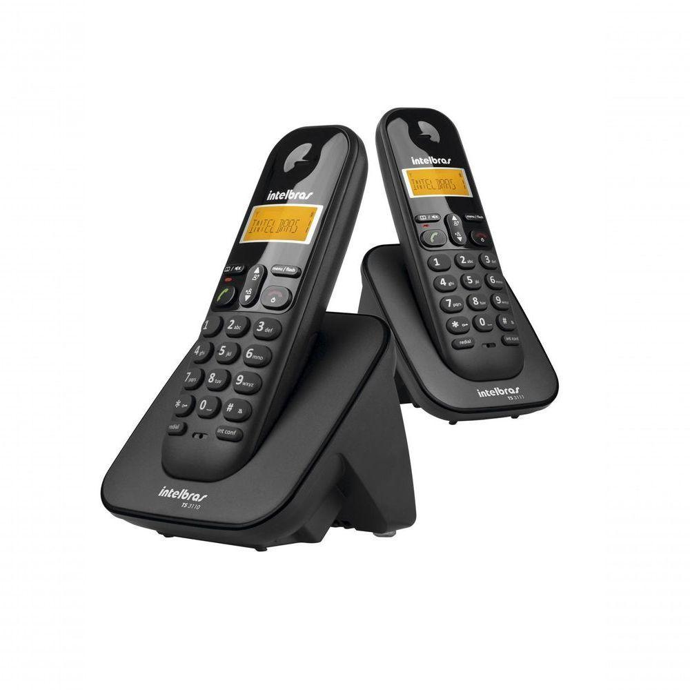 Telefone S- Fio C- Identificador De Chamadas + Ramal Ts 3112 Preto 4123102 - 2