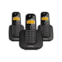 Telefone Sem Fio Intelbras Ts3113 Base E 2 Ramais Dect 6.0 Preto - 1