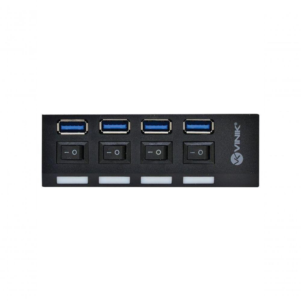 Hub Usb 3.0 4 Portas Com Interruptor Huv-50 - 1