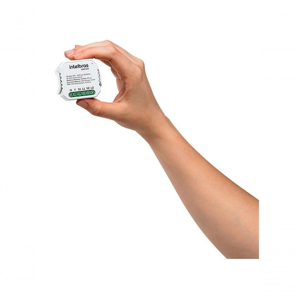 Interruptor Control Wi-fi Intelbras 2-2 Ews222 4850006 - 2