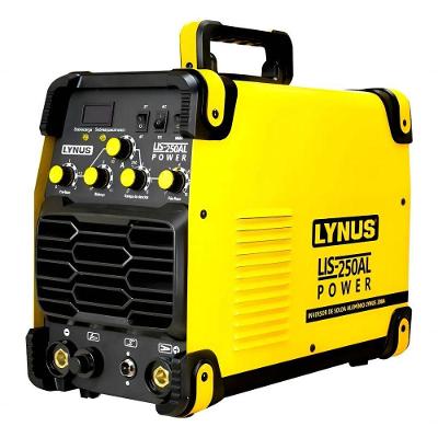 Máquina De Solda Inverter Lynus Lis-250al Power Amarela E Preta 50hz-60hz