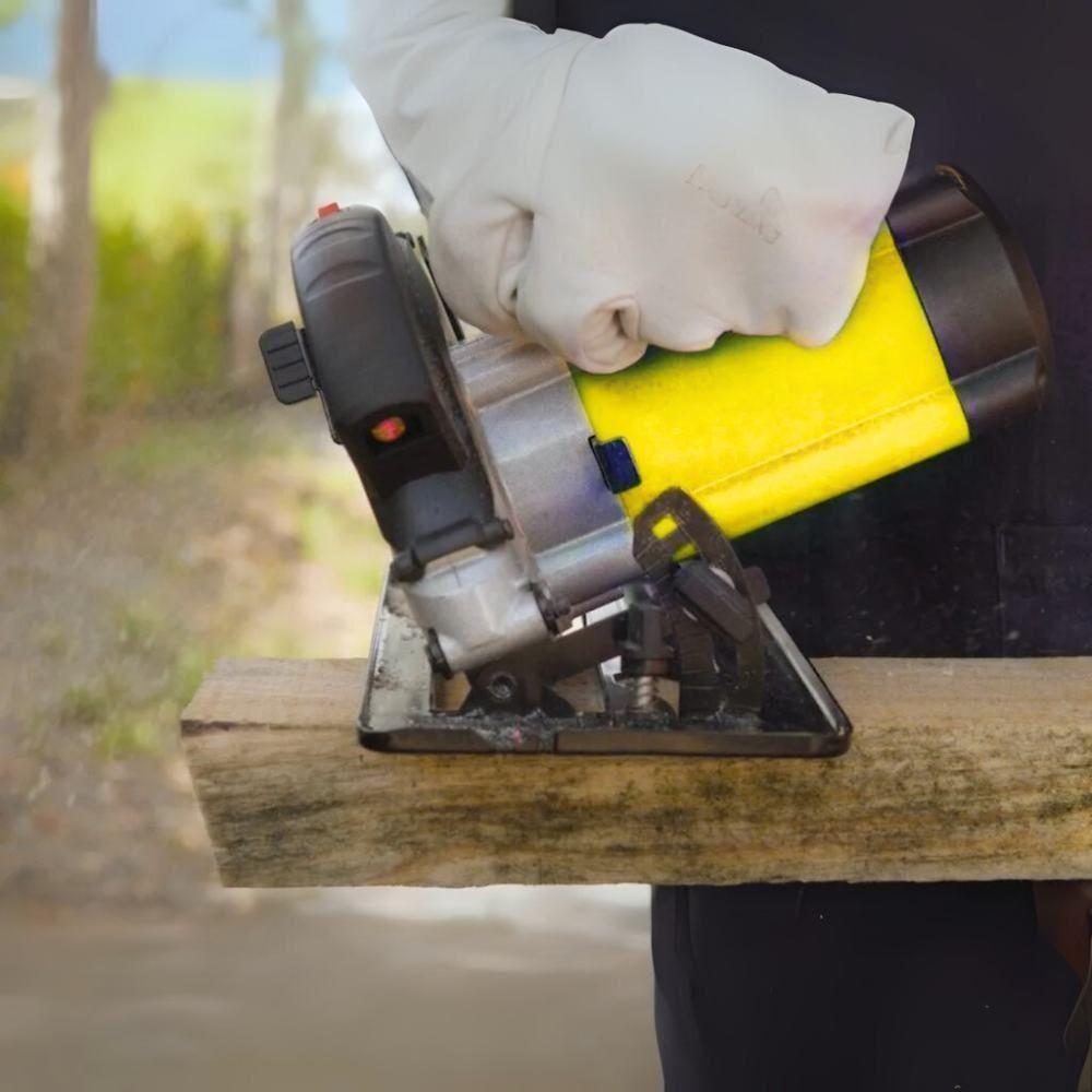 Serra Circular 1400w Com Guia Laser E Disco De Corte Esc-1400 Evald 220V - 2