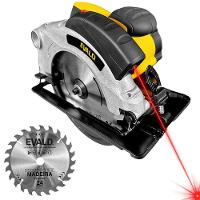 Serra Circular 1400w Com Guia Laser E Disco De Corte Esc-1400 Evald 220V - 1