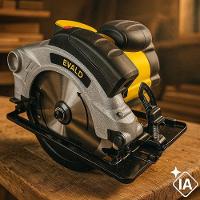 Serra Circular 1400w Com Guia Laser E Disco De Corte Esc-1400 Evald 220V - 3