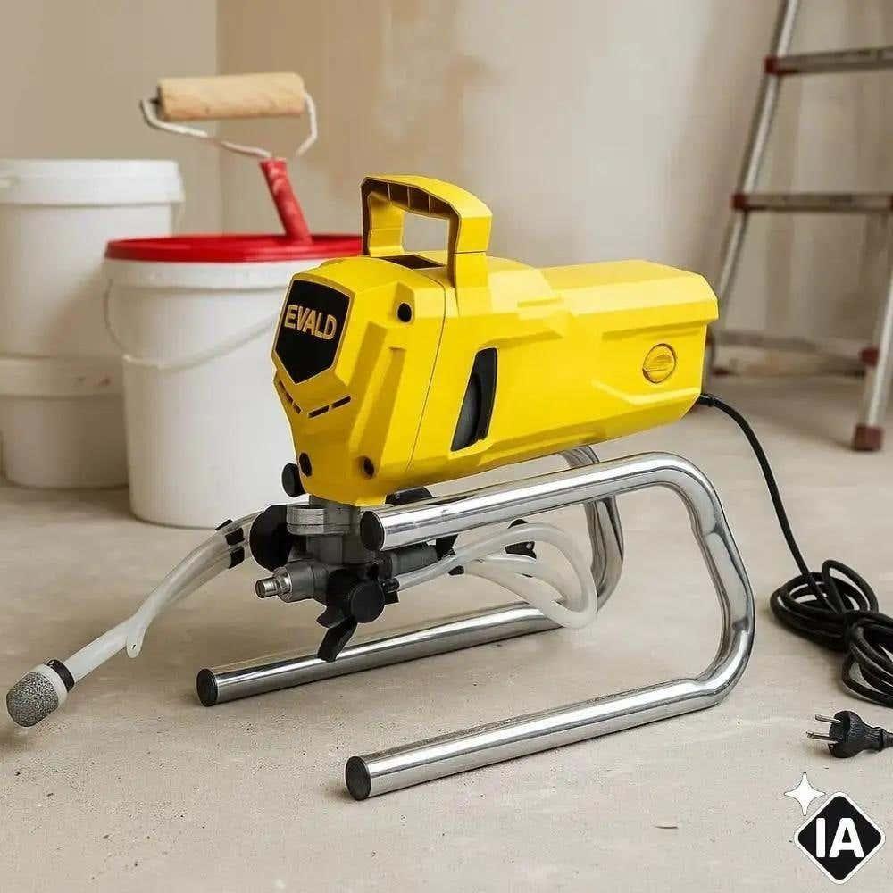 Máquina De Pintura Airless 1,3 Hp 1000w 3000 Psi Empa-1000 Evald 220V - 5
