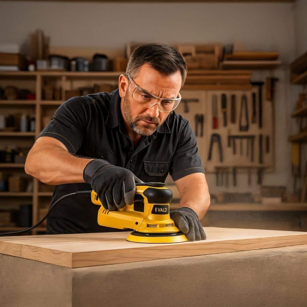 Lixadeira Roto Orbital 6 Pol Brushless 350w Com Maleta E Kit De Lixas Elo-350 Evald 220V - 2