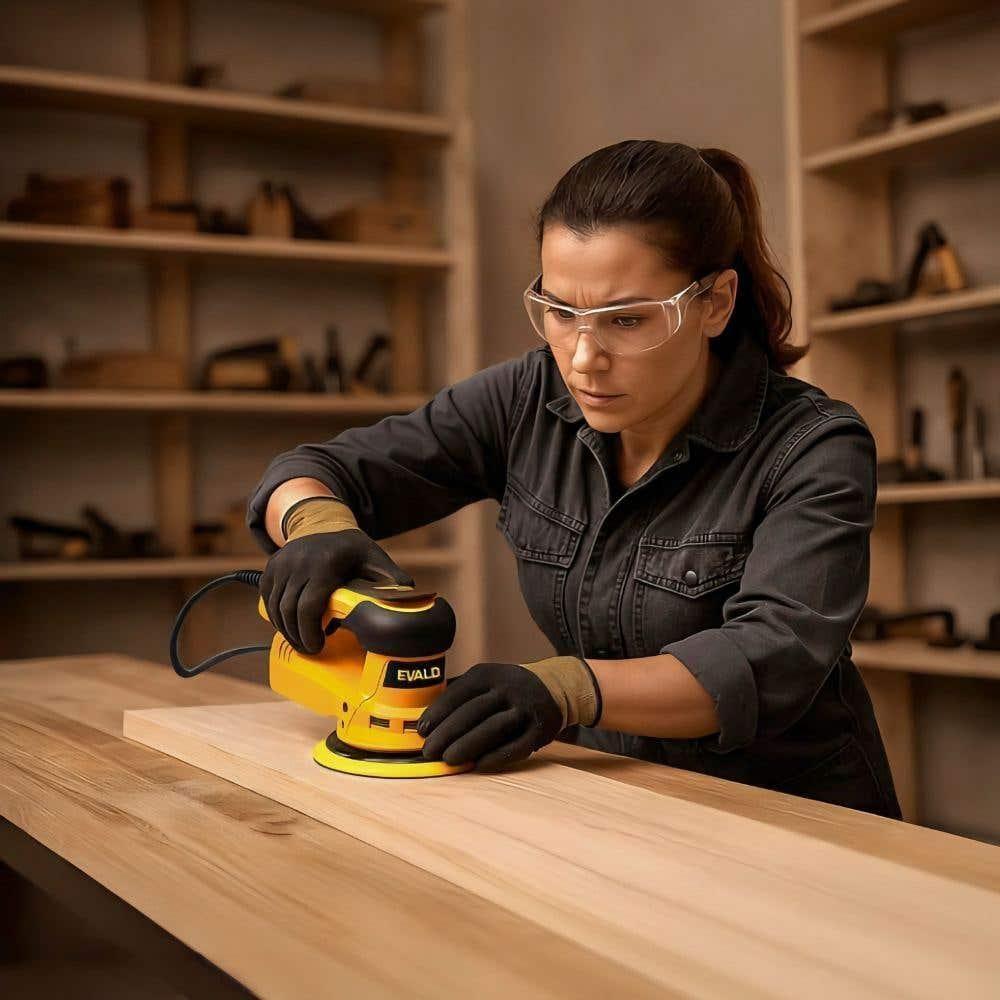 Lixadeira Roto Orbital 6 Pol Brushless 350w Com Maleta E Kit De Lixas Elo-350 Evald 220V - 5