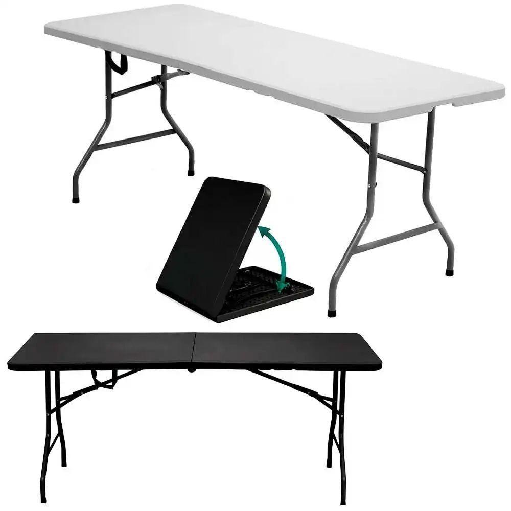 Mesa Dobrável Vira Maleta Com Alça 180 × 74 Cm Portátil Até 150 Kg Zelt - 1