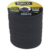 Disco De Corte 4.1-2 Pol 115 Mm Aço Inox Kit 100 Unidades Evald - 3