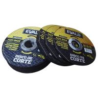 Disco De Corte 4.1-2 Pol 115 Mm Aço Inox Kit 100 Unidades Evald - 5