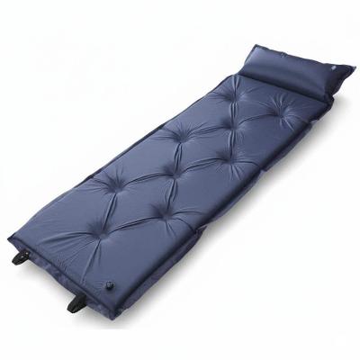 Colchonete Trekking Azul 183x57x2,5 Cm Autoinflável Com Travesseiro Inflável Zelt