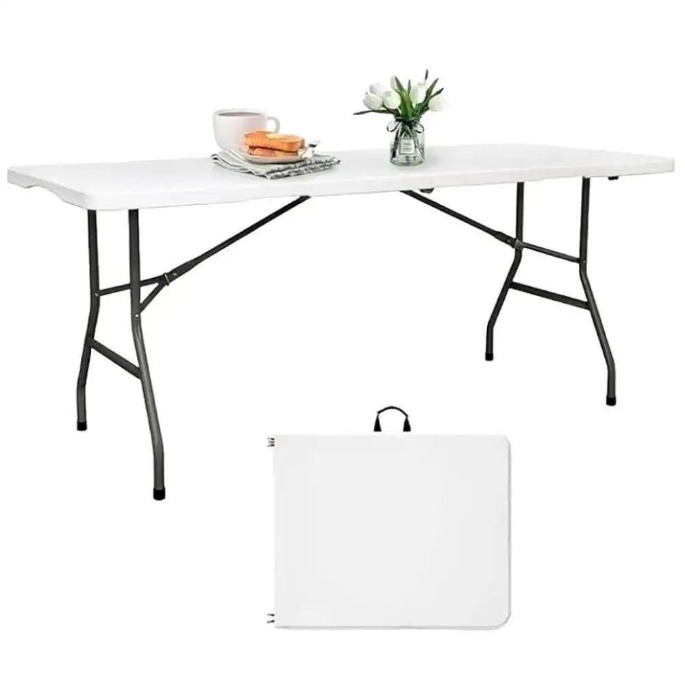 Mesa Dobrável Vira Maleta Com Alça 180 × 74 Cm Portátil Até 150 Kg Zelt - 3