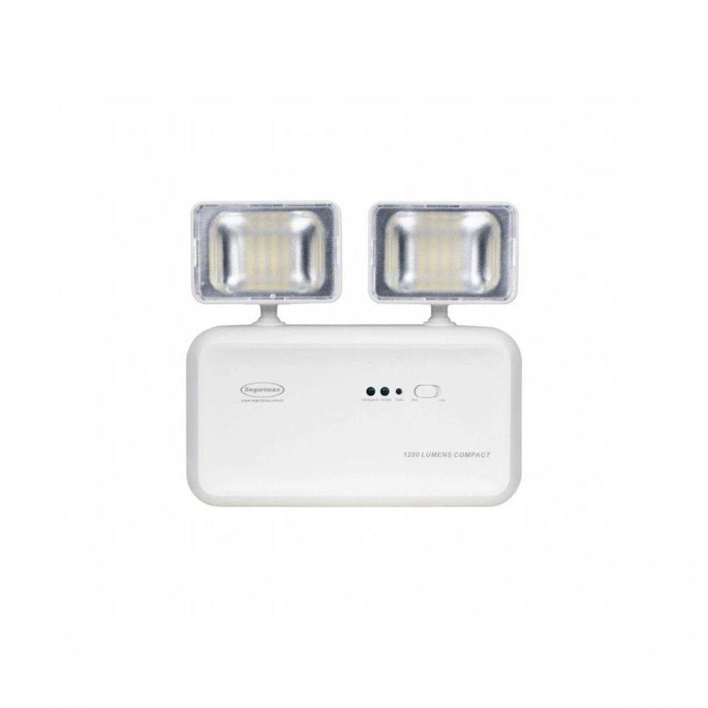 Iluminacao De Emergencia Segurimax Led 1200 2 Farois - 1