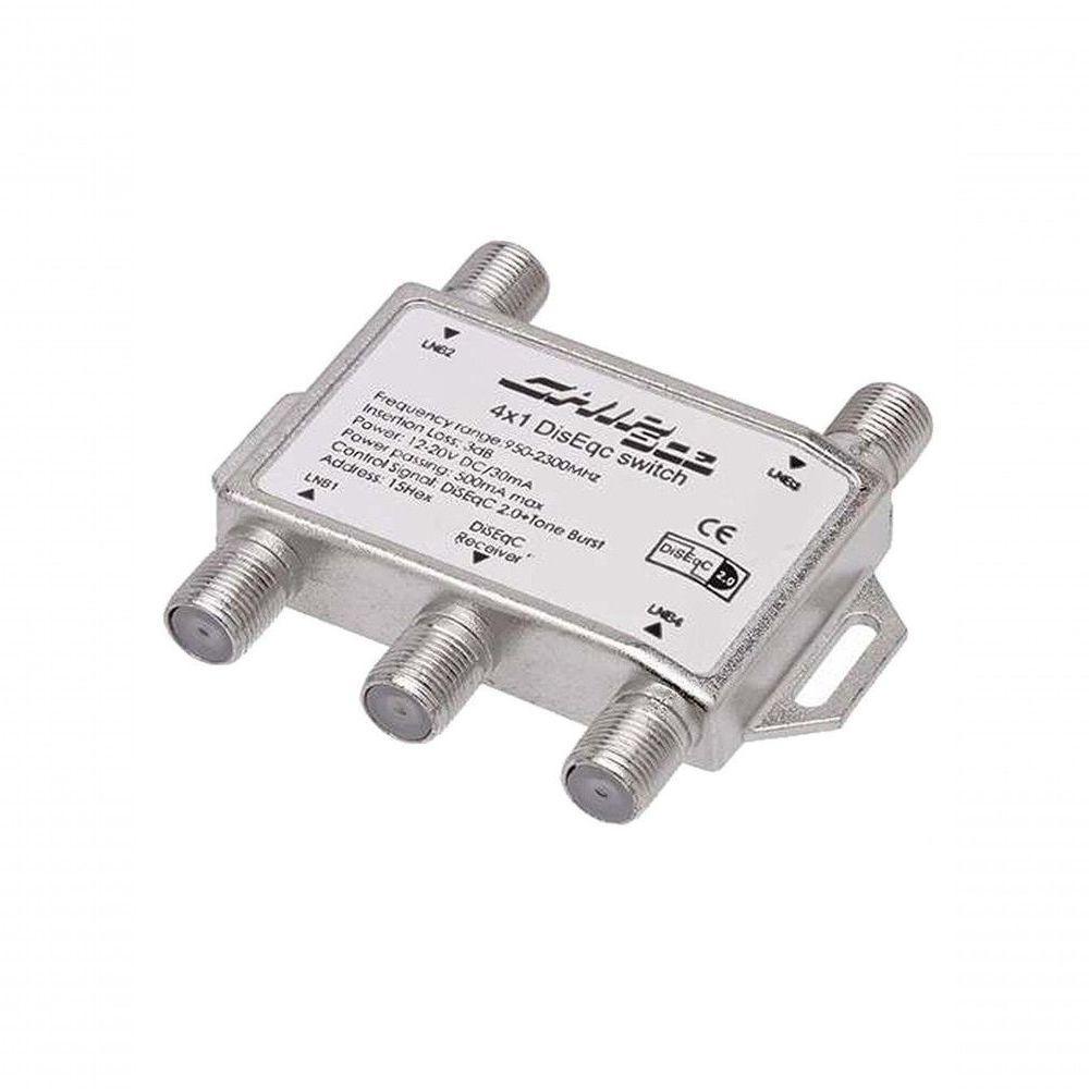 Chave Diseqc 4x1 Vias 2.0 - 1