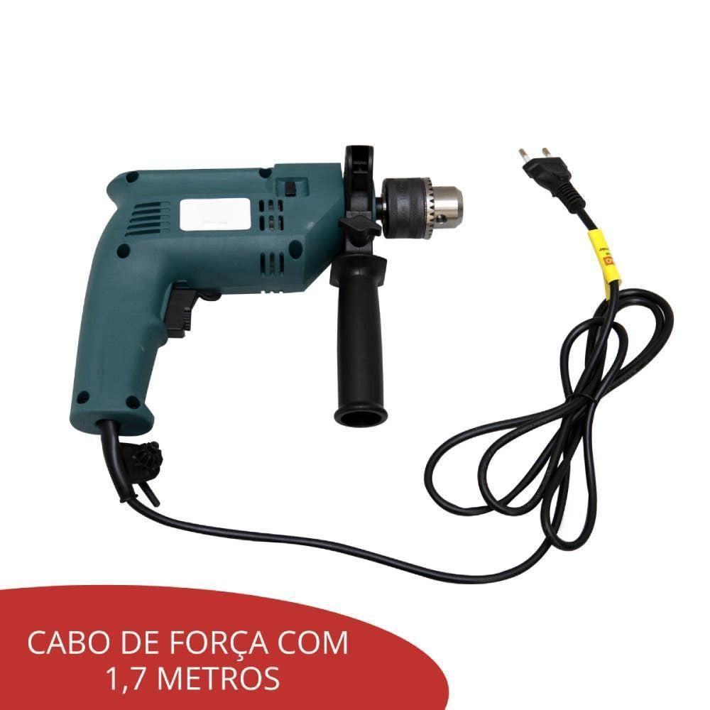 Furadeira De Impacto 3-8 Pol 550w Evald 220V - 8