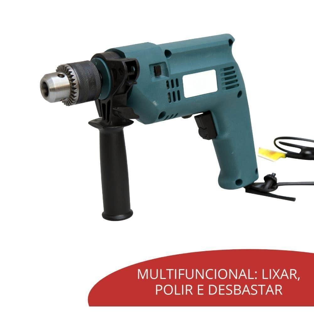 Furadeira De Impacto 3-8 Pol 550w Evald 220V - 9