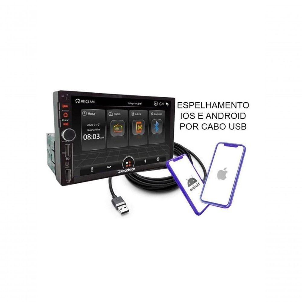 Central Multimidia Roadstar Rs401br Mp5 1 Din - 2