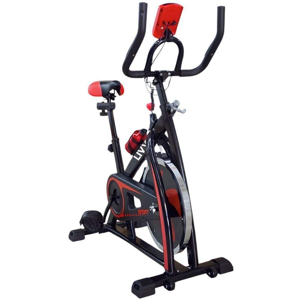 Bicicleta Ergométrica Spinning Até 120 Kg Com Inércia 13 Kg Lv-bem120 Livvo - 8