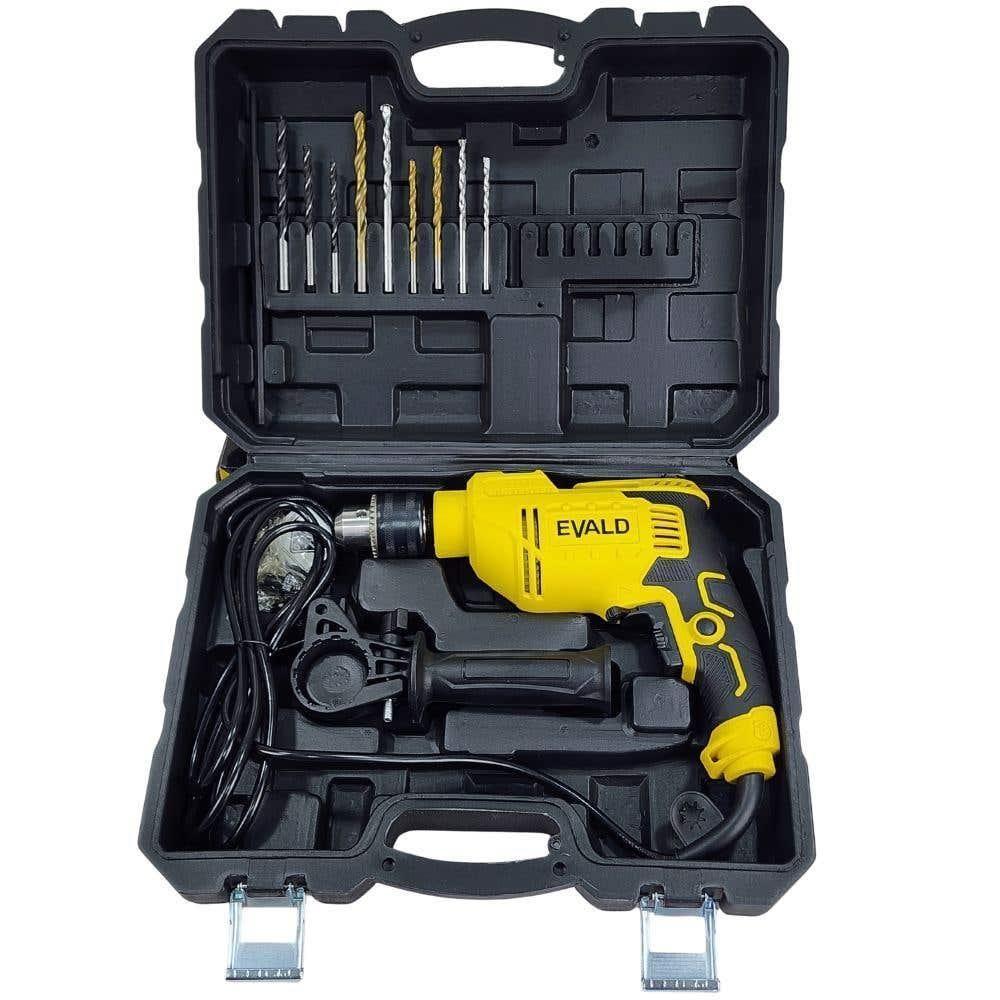 Furadeira De Impacto 1-2 Pol 13 Mm 850w Profissional Com Maleta E Kit De Brocas Efi-850m Evald 110V - 3