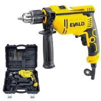 Furadeira De Impacto 1-2 Pol 13 Mm 850w Profissional Com Maleta E Kit De Brocas Efi-850m Evald 110V - 1